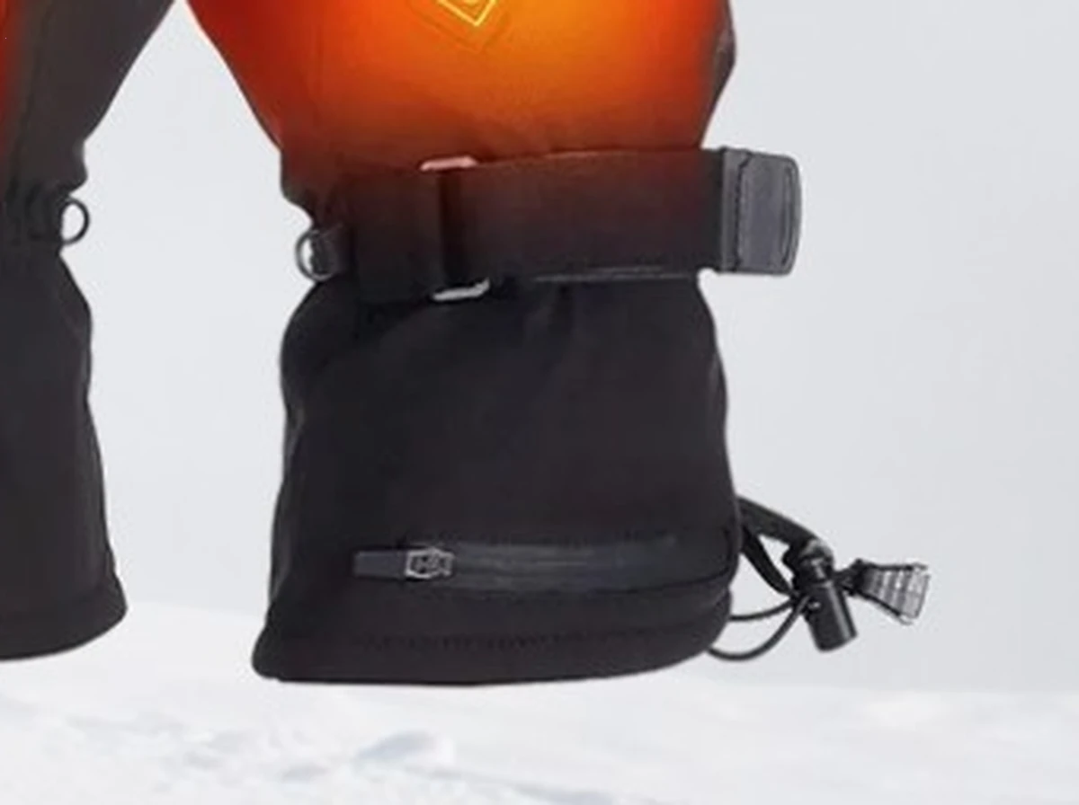 Connect the Antifreeze Battery Inside the Zippered Cuff